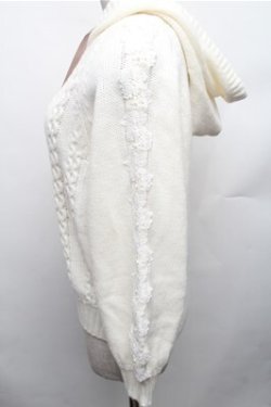 画像3: axes femme / フード付きニット M オフ S-26-01-27-044-AX-TO-TE-ZS