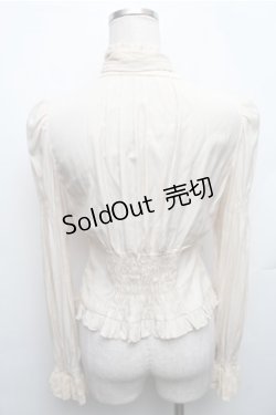 画像2: Sheglit / ボウタイ付きブラウス  オフ S-26-01-27-045-EL-BL-AS-ZS