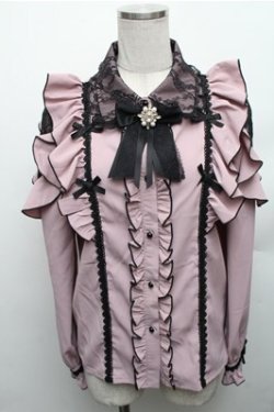 画像1: Rojita / プチリボンブラウス  ピンク S-26-01-27-046-LO-BL-HR-ZS