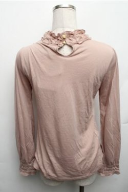 画像2: axes femme / ガーデンフリルスタンドプルオーバー M ピンク S-26-01-27-047-AX-TO-TE-ZS