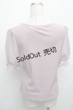 画像2: axes femme / パピヨンフルール刺繍プルオーバー M パープル S-26-01-27-048-AX-TO-TE-ZS