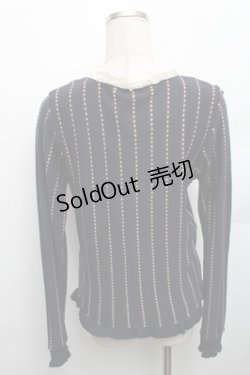 画像2: axes femme / 重ね着風ニット M ネイビー S-26-01-27-054-AX-TO-TE-ZS