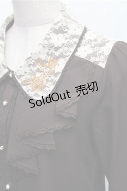 画像3: axes femme / レース襟刺繍ブラウス M ブラウン S-26-01-27-057-AX-BL-TE-ZS