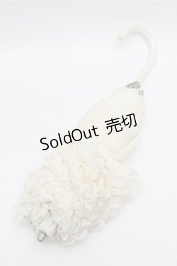 画像1: BABY,THE STARS SHINE BRIGHT / BABYフリル折りたたみ傘  オフ S-26-01-27-009-BA-ZA-AS-ZS