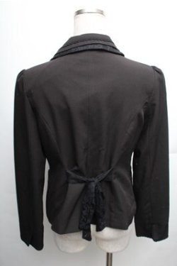 画像2: axes femme / ベストレイヤードジャケット M 黒 S-26-01-27-060-AX-JA-TE-ZS