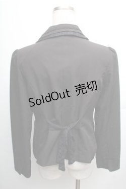 画像2: axes femme / ベストレイヤードジャケット M 黒 S-26-01-27-060-AX-JA-TE-ZS