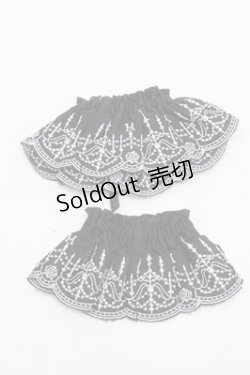 画像2: Moi-meme-Moitie / シャンデリアレースお袖とめ  黒 S-26-01-27-001-MO-ZA-AS-ZS