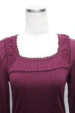 画像3: axes femme / カットソー  ワイン S-26-01-27-063-AX-TO-AS-ZS