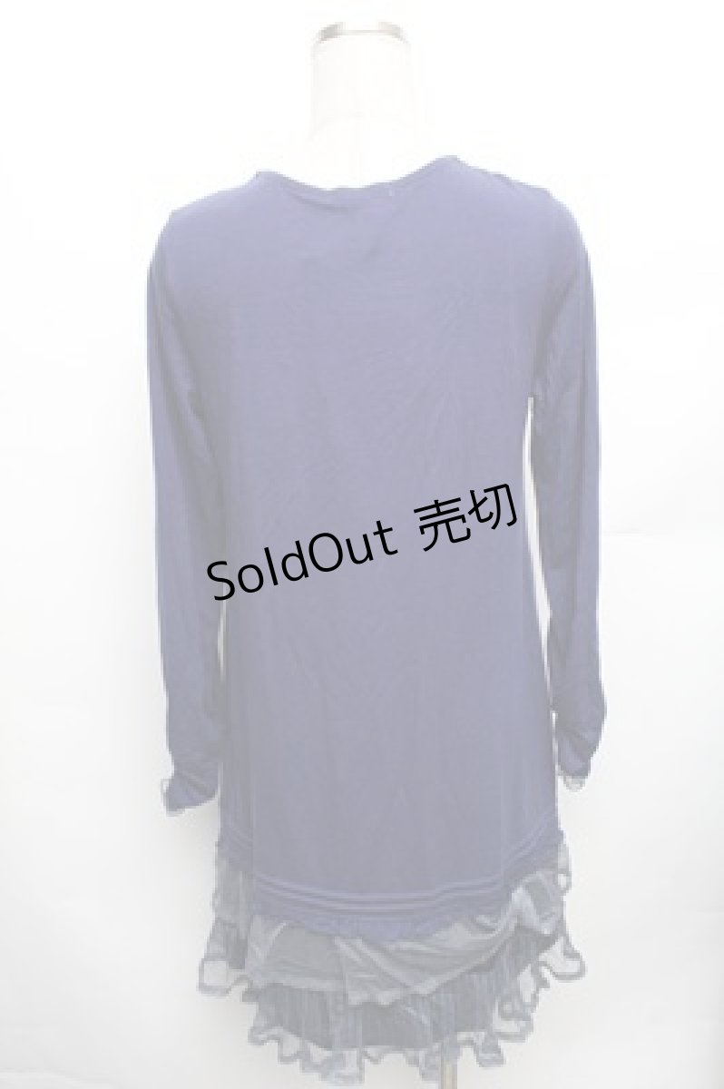 画像2: axes femme / カットワンピース  青 S-26-01-27-065-AX-OP-AS-ZS (2)