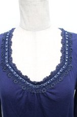 画像3: axes femme / カットワンピース  青 S-26-01-27-065-AX-OP-AS-ZS (3)