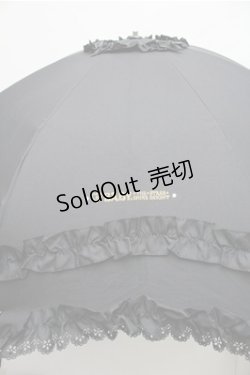 画像2: BABY,THE STARS SHINE BRIGHT / BABYフリル折りたたみ傘  黒 S-26-01-27-010-BA-ZA-AS-ZS