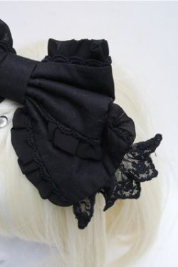 画像3: Angelic Pretty / お嬢様のパーティカチューシャ  黒 S-26-01-27-016-AP-AC-AS-ZS