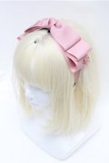 m petit by misako / NINA'sコラボ AM*NIリボンカチューシャ  ピンク S-26-01-27-018-LO-AC-TE-ZS