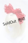 Angelic Pretty / リボンカチューシャ  赤 S-26-01-27-020-AP-ZA-AS-ZS