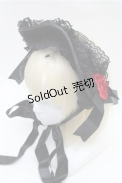 画像1: Triple fortune / /ヘッドドレス  黒 S-26-01-27-021-EL-AC-AS-ZS