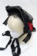 画像1: Triple fortune / /ヘッドドレス  黒 S-26-01-27-021-EL-AC-AS-ZS (1)