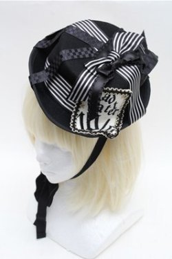 画像1: ALICE and the PIRATES / プレゼントBOXミニハット（2012）  黒 S-26-01-27-022-PA-AC-AS-ZS