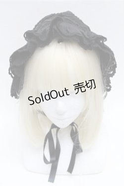 画像2: BABY,THE STARS SHINE BRIGHT / スピンドールハーフボンネット  黒 S-26-01-27-023-BA-AC-AS-ZS