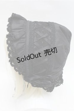 画像3: BABY,THE STARS SHINE BRIGHT / スピンドールハーフボンネット  黒 S-26-01-27-023-BA-AC-AS-ZS