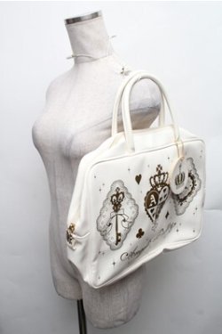 画像5: Angelic Pretty / クラウントランプレッスンバッグ  白 S-26-01-27-030-AP-BG-AS-ZS