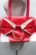 画像3: Angelic Pretty / 宝石リボンボストンバッグ  赤 S-26-01-27-032-AP-BG-AS-ZS (3)