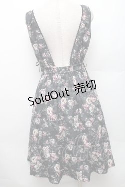 画像2: axes femme / 花柄ジャンドレ M 黒 S-26-01-28-033-AX-OP-TE-ZS