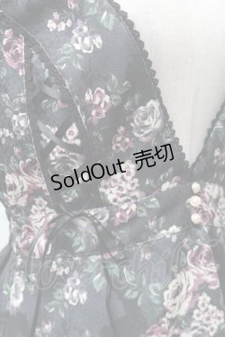 画像3: axes femme / 花柄ジャンドレ M 黒 S-26-01-28-033-AX-OP-TE-ZS