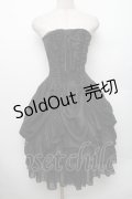 ATELIER PIERROT / コルセットドレス  黒 S-26-01-28-040-EL-OP-HR-ZS