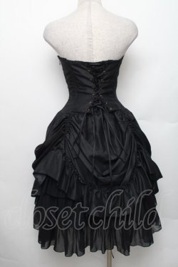 画像2: ATELIER PIERROT / コルセットドレス  黒 S-26-01-28-040-EL-OP-HR-ZS