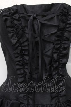 画像3: ATELIER PIERROT / コルセットドレス  黒 S-26-01-28-040-EL-OP-HR-ZS