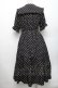 画像2: m petit by misako / 梨地水玉半袖ワンピース L 黒 S-26-01-28-041-LO-OP-TE-ZS (2)
