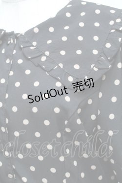 画像3: m petit by misako / 梨地水玉半袖ワンピース L 黒 S-26-01-28-041-LO-OP-TE-ZS