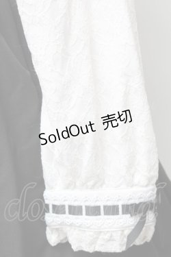 画像5: LIZ LISA / ダブルハートラッフルワンピース  黒ｘ白 S-26-01-28-044-LO-OP-HR-ZS