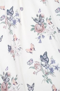 画像3: axes femme / パピヨンフルールプリントスカート M オフ S-26-01-28-046-AX-SK-TE-ZS