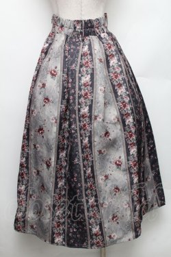 画像2: axes femme / クードルローズ柄スカート F ブラウン S-26-01-28-050-AX-SK-TE-ZS