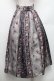 画像2: axes femme / クードルローズ柄スカート F ブラウン S-26-01-28-050-AX-SK-TE-ZS (2)