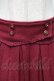 画像3: axes femme / カマーベルト風プリーツスカート  ワイン S-26-01-28-051-AX-SK-HR-ZS (3)
