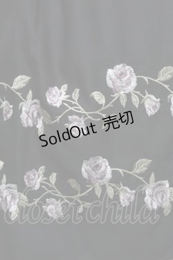 画像3: axes femme / ばら刺繍フレアスカート M 黒 S-26-01-28-052-AX-SK-TE-ZS