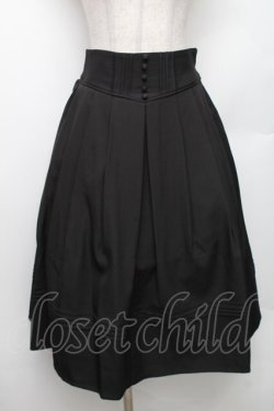 画像1: axes femme / クラシカルスカート M 黒 S-26-01-28-053-AX-SK-TE-ZS