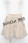 abilletage / フリルショートパンツ  ベージュ S-26-01-28-056-GO-PA-AS-ZS