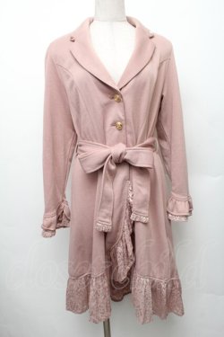 画像1: axes femme / 裏毛素材テーラーコーディガン F ピンク S-26-01-28-060-AX-TO-TE-ZS