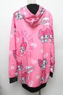 画像2: NieR Clothing / LONG LENGTH ZIP OUTER【マイメロディ×NieRちゃん】 F ピンク S-26-01-28-008-PU-TO-TE-ZS