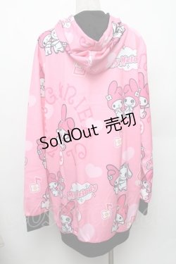 画像2: NieR Clothing / LONG LENGTH ZIP OUTER【マイメロディ×NieRちゃん】 F ピンク S-26-01-28-008-PU-TO-TE-ZS