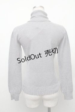 画像2: LOLITA / ハートタートルニット  グレー S-26-01-28-009-LO-TO-HR-ZS