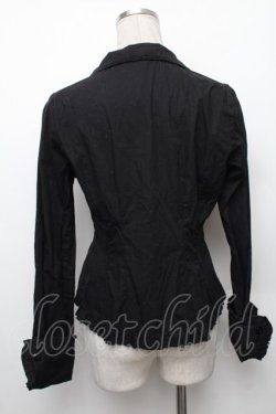 画像2: ALICE and the PIRATES / マッドハッターブラウス  黒 S-26-01-28-012-PA-BL-AS-ZS