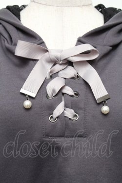 画像3: axes femme / ダンボールニットポンチョ F グレー S-26-01-28-016-AX-TO-TE-ZS