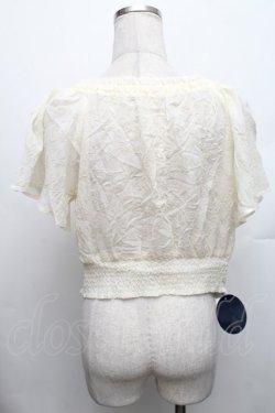 画像2: an another angelus / シアーシュリンクオフショルトップス F 生成り S-26-01-28-002-CA-TO-TE-ZS