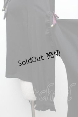 画像6: Amavel / お月見うさぎの和風ブラウス  黒 S-26-01-28-017-CA-BL-HR-ZS