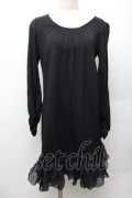 axes femme / カットワンピース  黒 S-26-01-28-018-AX-OP-AS-ZS