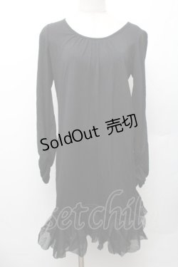 画像1: axes femme / カットワンピース  黒 S-26-01-28-018-AX-OP-AS-ZS